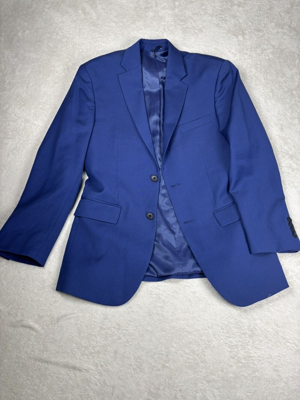 Jos. A. Bank 1905 Collection Sport Coat Blazer 38R Blue 100% Wool 2-Button